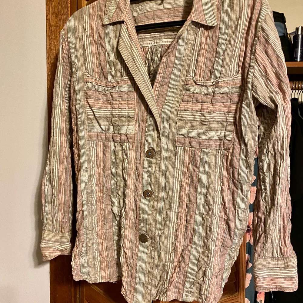 Long sleeve button down top by Free People